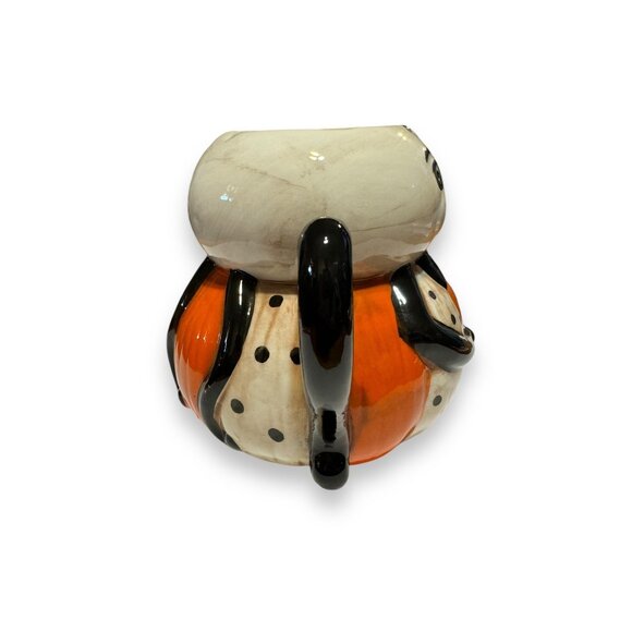 Johanna Parker Halloween Spider Double Handle Ceramic Mug 5" Tall 8" Wide - Picture 3 of 6